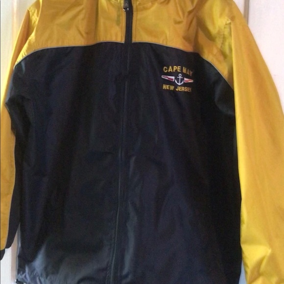 Cape May New Jersey Nautical Rain Coat - Picture 1 of 2